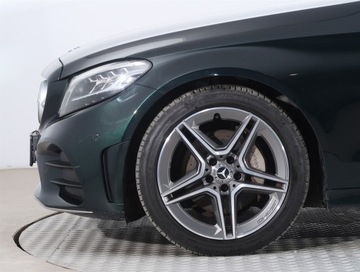 Mercedes Klasa C W205 Kabriolet Facelifting 1.6 200d 160KM 2019 Mercedes C C 200d, Serwis ASO, VAT 23%, Skóra, zdjęcie 14