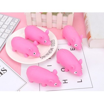 GNIOTEK ŚWINKA PIASKOWA ANTYSTRESOWA SENSORYCZNA ROZCIĄGANA PRANK KOLOR