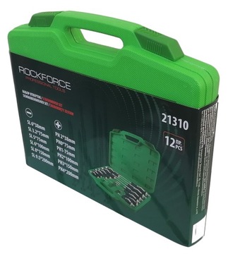 Набор из 12 ударных отверток в чемодане.