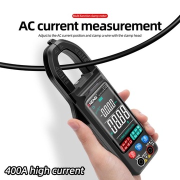 Цифровые клещи-мультиметр, 6000 отсчетов, черный