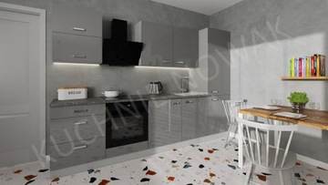 Современная кухонная мебель Bergamo II 300 см.