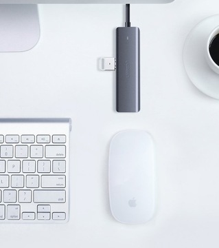 АДАПТЕР UGREEN HUB SPLITTER USB-C TYPE-C НА 4x USB 3.0 ПЕРЕДАЧА ДО 5 Гбит/с