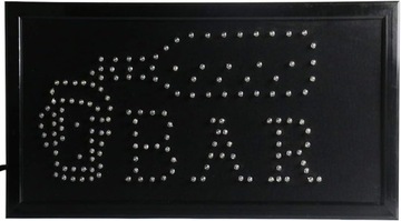 СВЕТОДИОД НЕОН ДЛЯ БАРА С ВЫКЛЮЧАТЕЛЕМ 48Х25СМ