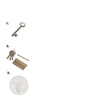Замок врезной JANIA 90/50 INSERT