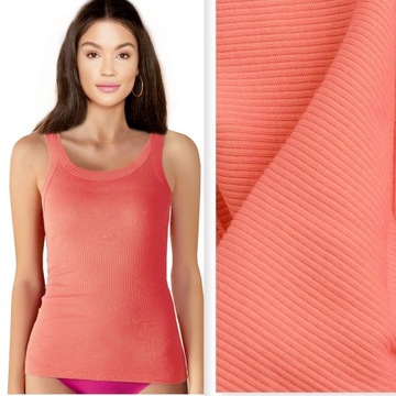 BLUZKA KOSZULKA na RAMIĄCZKACH BAWEŁNIANA Prążek Susana # L/XL