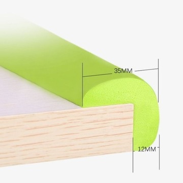 Пенопластовая лента для крепления кромок, углов, кромок, 2 м