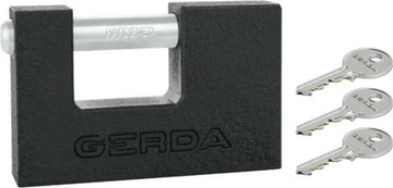Kłódka żeliwna trzpieniowa KZZT-80 GERDA BTL