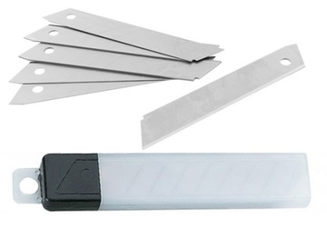 Нож для резки обоев 18 мм, нескользящая ручка + 10 лезвий