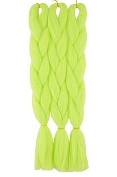 WŁOSY SYNTETYCZNE KOLOROWE WARKOCZYKI DREDY 1K.013