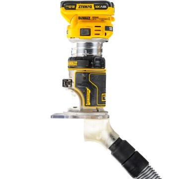 Адаптер нижнего всасывания для аккумуляторной фрезерной машины DEWALT DCW604 DCW600 и т. д. 18 В Ø35