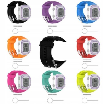 Силиконовый ремешок для часов Garmin Forerunner 10 15