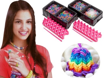 Loom Bands ткацкие резинки для изготовления браслетов.