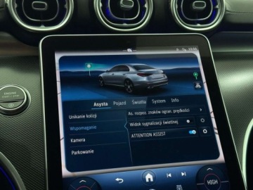 Mercedes Klasa C W206 Limuzyna 1.5 200 204KM 2022 Mercedes-Benz Klasa C AMG Line Kamera 360 Ambiente CarPlayAndroid Auto, zdjęcie 29