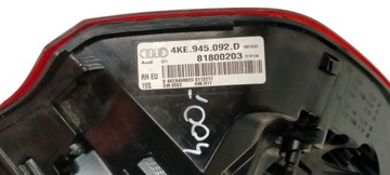 4KE945092D AUDI E-TRON 2021- SVĚTLO PRAVÁ ZADNÍ PRAVÝ