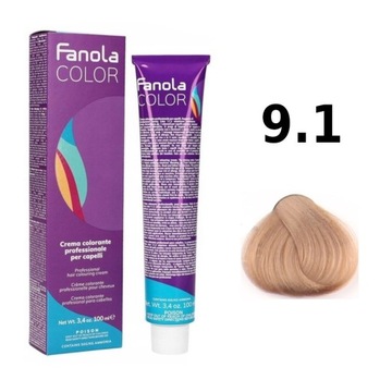 FANOLA CREMA COLORE 100ml farba do włosów nr 9.1