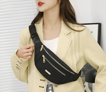 ЖЕНСКАЯ ГОРОДСКАЯ НАСТЕННАЯ СУМКА ВМЕСТИМАЯ ВОДОНЕПРОНИЦАЕМАЯ СУМКА НА БЕДРА, ЧЕРНАЯ