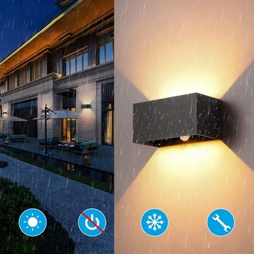 НАРУЖНЫЙ НАСТЕННЫЙ СВЕТИЛЬНИК ВНУТРЕННИЙ/НАРУЖНЫЙ СВЕТОДИОДНЫЙ 24ВТ