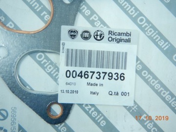 TĚSNĚNÍ KOLEKTORU SACÍHO FIAT CROMA 2.0 ASO