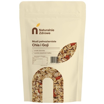 MUSLI PEŁNOZIARNISTE Z CHIA I GOJI 1kg
