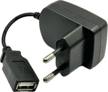 Oryginalna Ładowarka Adapter USB 10cm Starsze Telefony 5.0V 550mA stabilna