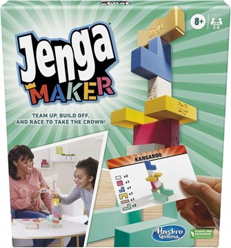 Gra zręcznościowa Jenga Maker 200 cirkawych konstrukcji Hasbro