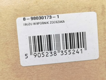 DRŽÁK NÁRAZNÍKU LEVÝ PŘEDNÍ ISUZU RODEO D-MAX 05-15 NOVÝ ORIG. 8980301731