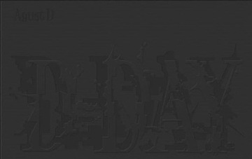{{{ AGUST D [BTS] - D-DAY - STANDARD 01 VER.