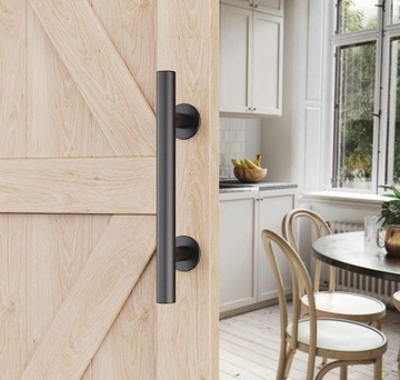 РУЧКА ДЛЯ РАЗДВИЖНОЙ ДВЕРИ + РУЧКА LOFT 30 СМ ЧЕРНАЯ