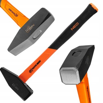 NEO TOOLS MŁOTEK ŚLUSARSKI STALOWY 1500G TRZONEK Z WŁÓKNA SZKLANEGO 25-148