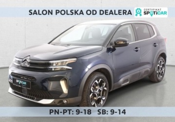 Citroen C5 Aircross SUV Plug-In Facelifting 1.6 PureTech Plug-In 225KM 2024 Citroen C5 Aircross FV23 do 60km zasieg EV FVAT23 SALON PL warto niski prz