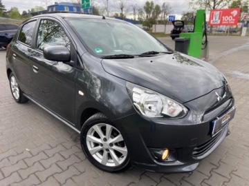 Mitsubishi Space Star Hatchback 5d 1.2 80KM 2014 Mitsubishi Space Star 1.2 Benzyna Bezwypadkowy Ori Lakier 1.2 Benzyna, zdjęcie 1