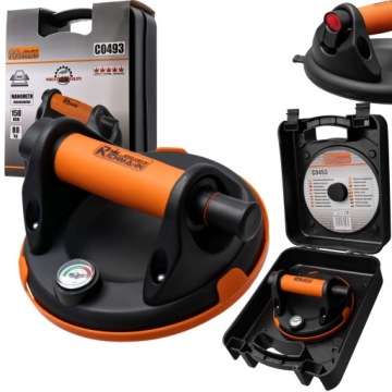 RICHMANN ВАКУУМНАЯ ПРИСОСКА С НАСОСОМ И МАНОМЕТРОМ ДЛЯ ЗЕЛЕНЫХ СТЕКЛОВ 80КГ 150мм