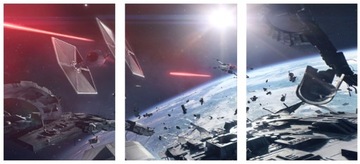 3x OBRAZ NA ŚCIANĘ STAR WARS BATTLEFRONT 2 30x40