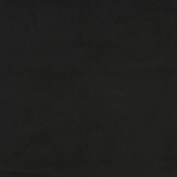 Подголовник для ушей, черный, 147x23x78/88 см, бархат