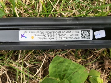 BMW 3 G21 STŘEŠNÍ NOSIČ STŘEŠNÍ ČERNÁ LESK KOMPLET 8073211 8073212