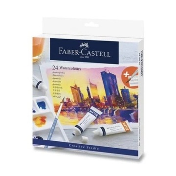 Farby akwarelowe Faber-Castell Creative Studio 24 kolory