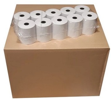 ROLKI TERMICZNE 80x30, rolka do kasy, do drukarki fiskalnej 80/30, 90 szt.