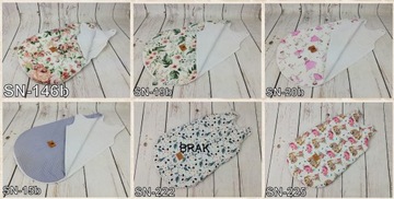 ŚPIWOREK NIEMOWLĘCY do spania 50X 90 Otulacz Zima