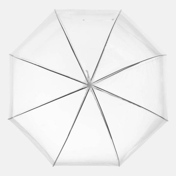 Зонт женский прозрачный HONEYMOON, белый