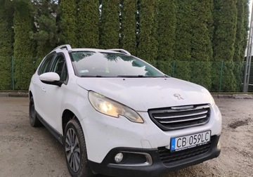 Peugeot 2008 I SUV Facelifting 1.6 BlueHDi 99KM 2016 Peugeot 2008 2016r, 1.6HDI. Uszkodzony lewy tyl. Jezdzi. 1.6 Diesel 99KM