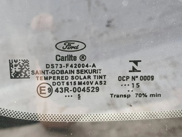 FORD FUSION II 2016 SKLO (OKNO) ZADNÍ