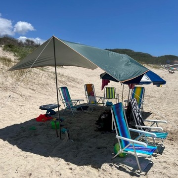 ТЕЛЕСКОПИЧЕСКИЙ, РЕГУЛИРУЕМЫЙ СТАЛЬНОЙ СТОЙК 2М ДЛЯ ТЕНТА С НАвесом