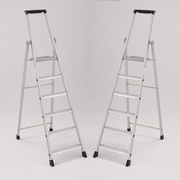 Drabina aluminiowa 6 stopniowa COMPACT TUBESCA 02372306