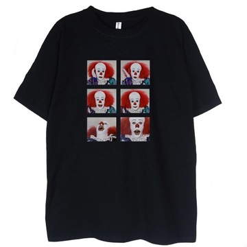 Koszulka t-shirt horror pennywise it halloween L