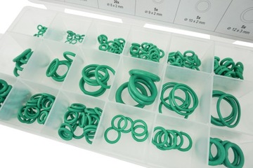 УПЛОТНИТЕЛЬНЫЕ КОЛЬЦА РЕЗИНОВЫЕ УПЛОТНЕНИЯ РЕЗИНОВЫЕ НАБОР УПЛОТНИТЕЛЬНЫХ КОЛЬЦЕВ ЗЕЛЕНАЯ КАССЕТА 225 ШТ. V06732