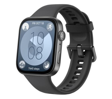 Умные часы Huawei Watch Fit 3, 43 мм, 1,82 дюйма, AMOLED, GPS, SpO2, черные