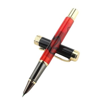 Эксклюзивная ручка из смолы Monte Mount 2055 — БЕЛЫЙ ЧЕРНЫЙ EF — 0,38 мм