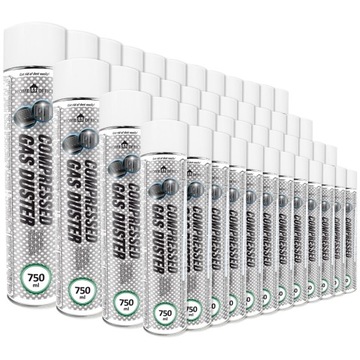 48x AABCOOLING SPRĘŻONE-POWIETRZE 750ml RURKA-15cm