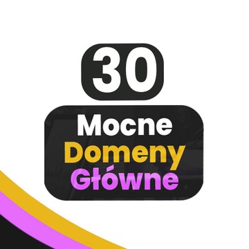 30 Linki SEO - Mocne Domeny Główne PL