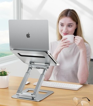Регулируемая алюминиевая подставка TOUNEE для ноутбука MacBook iPad (LS07)